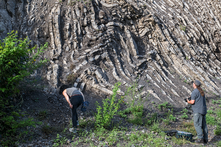 Gesteinsformation, Berounka-Tal